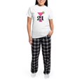 thumbnail image 5 of CafePress - 21St Birthday Pink Cocktail Pajamas - Women's Short Sleeve Print T-Shirt and Pants Light Cotton Pajama Set, 5 of 7