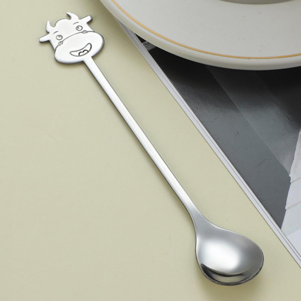 Coffee Spoon Hanging Scoop Bending Creative Creative Elegance Coffee Spoon Stainless Steel Dessert Spoon Coffee Scoop Tea Spoon
