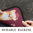 thumbnail image 6 of Christmas Corgi Door Rugs,Washable Non Slip Door Mats Indoor,Decorative Door Mats,Entry Mat Indoor for Entrance,Bedroom,Kitchen,Bathroom,30"x17", 6 of 6