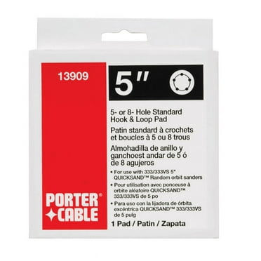 Porter Cable 5" Resin Fiber Hook and Loop Sander Replacement Pad 1 pk