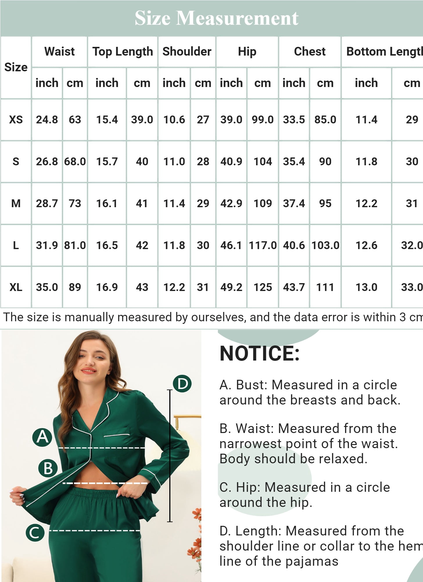 DARING DIVA Women's Tank Top and Shorts Matching Lounge Pajama Set Green L