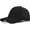 Black, variant on Men Quick Dry Baseball Cap Laser Cut Mesh Ball Curved Brim Snapback Hat