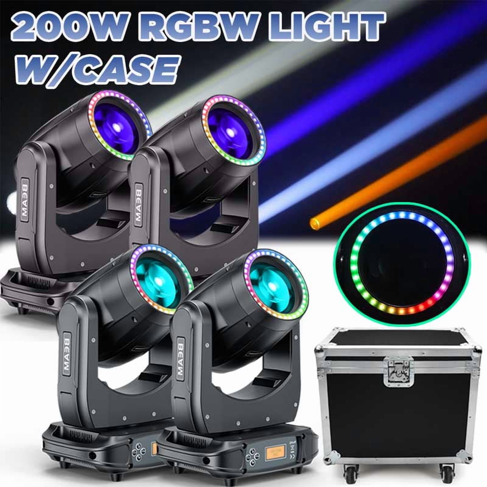 150W LED Moving Head Light RGBW Gobo Beam Stage DMX Spot Lighting DJ Disco Show