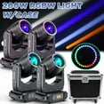 thumbnail image 2 of 150W LED Moving Head Light RGBW Gobo Beam Stage DMX Spot Lighting DJ Disco Show, 2 of 15