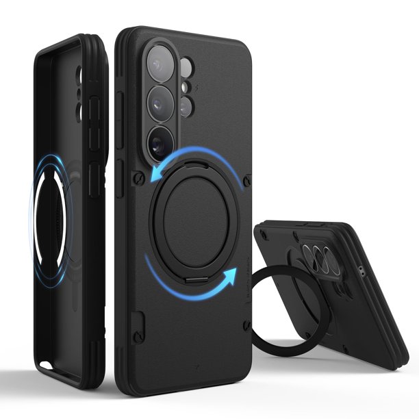 elago Funda Armor con Anillo Magnético para Samsung Galaxy S26 Ultra, Soporte Giratorio 360°, Compatible con MagSafe, Protección contra Caídas, Diseñ