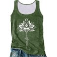 thumbnail image 5 of MOSHU Racerback Tank Tops for Women Vintage Mandala Graphic Shirts Casual Sleeveless Summer Tops, 5 of 9