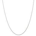 thumbnail image 2 of Primal Gold 10 Karat White Gold Carded Rhodium-plated 0.70mm Rope Chain, 2 of 7