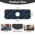 thumbnail image 2 of Sikiie Blue Sports Car Splash Guard for Sink Faucet-1 PC Super Absorbent Fast Drying Mat Sink Gadgets-Splash Guard for Kitchen, Sink Mat, 2 of 7