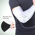 thumbnail image 4 of Sonducket Codera de fibra elástica para verano, a prueba de golpes, Unisex, antideslizante, deporte, baloncesto, entrenamiento, ejercicio, Ropa Deportiva, Zapatos Blanco L, 4 of 6