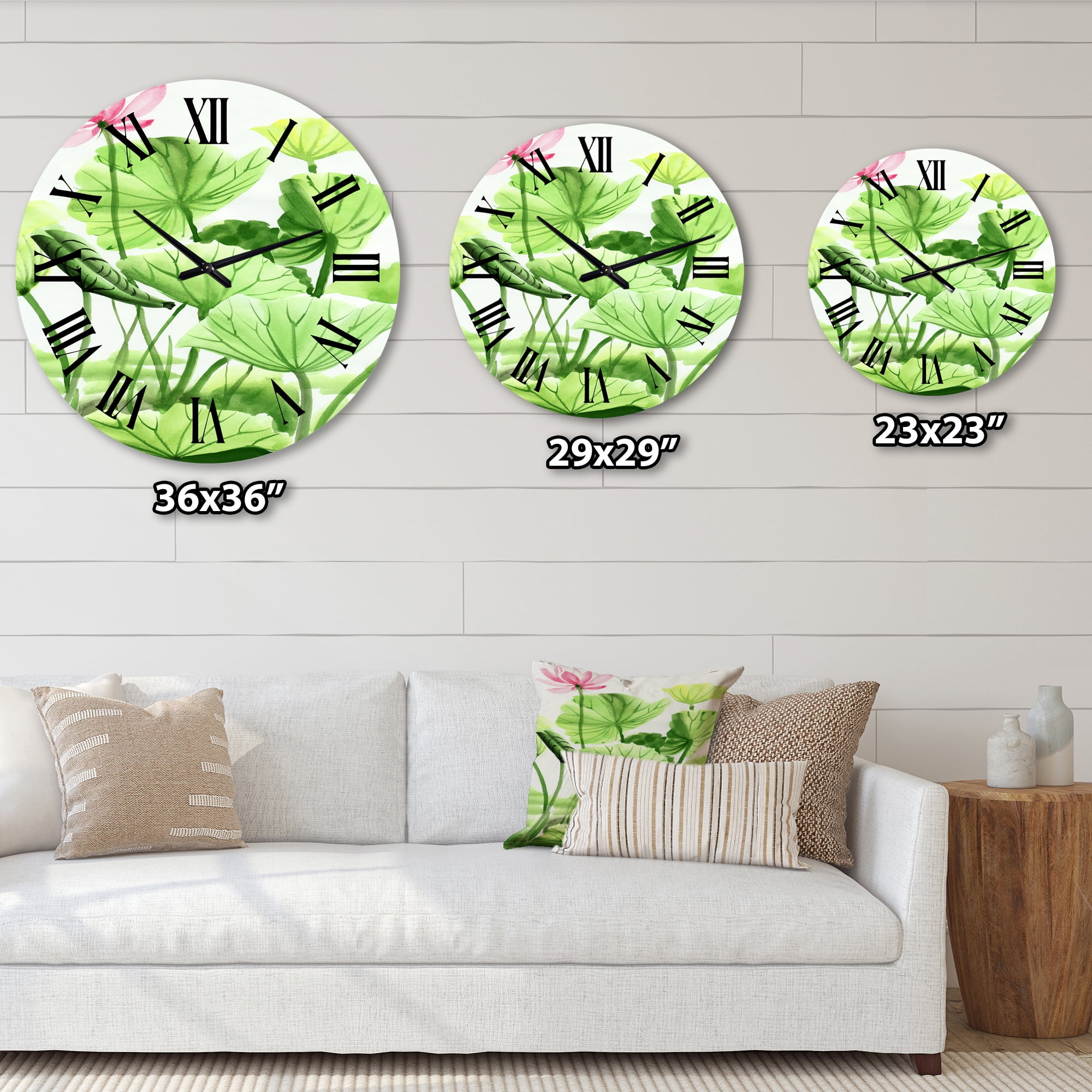 Designart 1 in Traditional Wall Clock