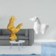 thumbnail image 2 of Figura De Porcelana De Pollo, Gallo Y Caballo, Decoración Feng Shui, Escultura Animal, Adorno De Mesa Para Cumpleaños, Aniversarios, Sala De Estar, Oficina, Inauguración De La Casa., 2 of 8