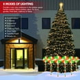 28inch 3Pcs Christmas Pathway Light Lollipop Marker Outdoor Pathway