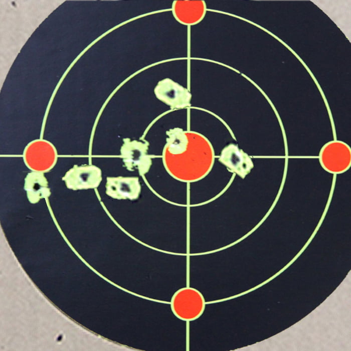 Splatterburst 6″ Peal & Stick targets – (5 sheets 4 targets on