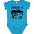 thumbnail image 3 of Inktastic Austin Texas Someone Loves Me Skyline Boys or Girls Baby Bodysuit, 3 of 5