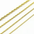 thumbnail image 3 of Yellow Gold 14K Yellow Gold Solid Rope Chain Necklace Diamond Cut Real Men Women Jewelry 6.0mm | 20 Inches | MADE IN ITALY, 3 of 6
