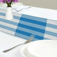 thumbnail image 6 of GZHJMY Blue Plaid Table Runner Machine Washable Polyester Table Runner Rectangle Reversible Dresser Scarves Table Decor 13 x 90 Inch, 6 of 7
