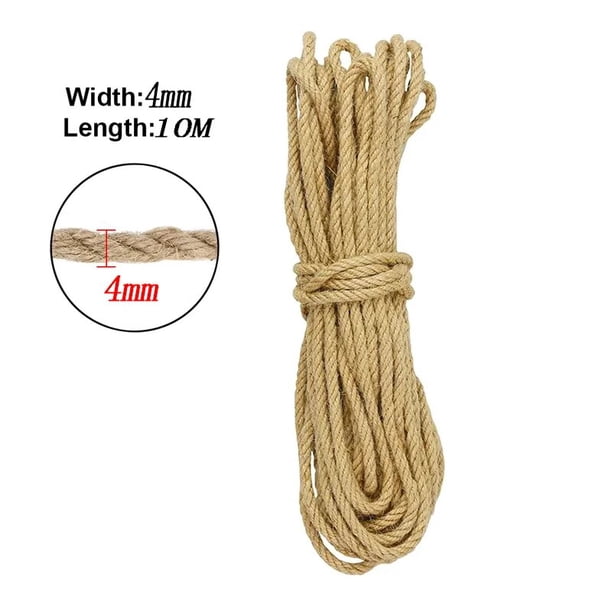 Cuerda rascadora para gatos, juguete de cuerda de Sisal Natural, Protector de muebles para garra de pata, torre de árbol para gatos, marco de escalada, cuerda de encuadernación, bricolaje