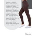thumbnail image 7 of MeMoi Soft & Smooth Microsuede Leggings - Womens - Female (Large/X-Large, Java), 7 of 7