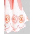 thumbnail image 4 of Tank Top con Estampado Abstracto en Talla Extra con Encaje Insertado Rosegal  Camisetas sin mangas de talla grande, 4 of 5