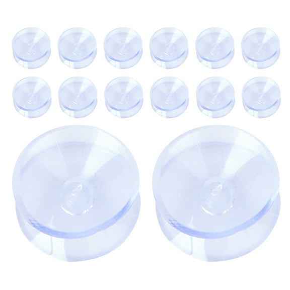 UPKOCH 16pcs Table Protector Pad Glass Table Top Anti Slip Pad Transparent PVC for Household Furniture
