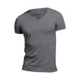 thumbnail image 3 of Men T Shirts Stylish Casual Beach Summer Hippie Short Sleeve V Neck T Shirts for Men Fashionable Tops, 3 of 5