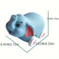 thumbnail image 1 of PEACNNG Durable Cartoon Animal Pull-Back Toy Car - Soft  Bite-Resistant Rubber  Inertia Action  Mixed Colors, 1 of 5