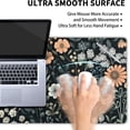 thumbnail image 4 of Aesthetic Dark Flower Gaming Mouse Pad XL Floral Plant Botanical Flowers Extended Big Large Desk Mat Non-Slip Rubber Base Stitched Edge Long Keyboard Mousepad for PC Computer Laptop,31.5×11.8 in, 4 of 7