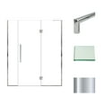 thumbnail image 2 of Transolid EHTF63277610C-T-CB Elizabeth 76" High X 63" Wide Hinged Semi Frameless Shower, 2 of 7