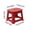 Red, variant on Folding Step Stool,Portable Foldable Stools,Durable Outdoor Folding Stool Lightweight Plastic Fishing Stool,Non-slip Space-Saving Design Collapsible Stool for Kitchen Bathroom Bedroom Garden