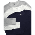 thumbnail image 3 of Lee Boys Thermal Shirt Soft Cozy Waffle Knit Thermal Top Long Sleeve Tee Shirts for Boys 3 Pack, 3 of 7