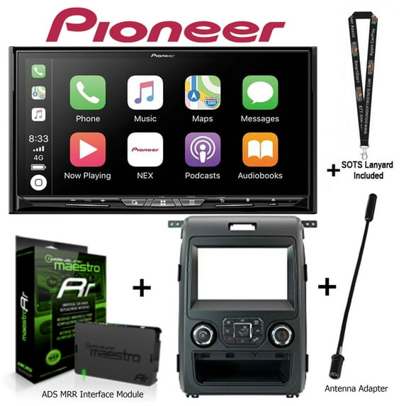 Pioneer AVIC-W8500NEX Navigation Receiver ADS K150 Maestro Interface fits F-150