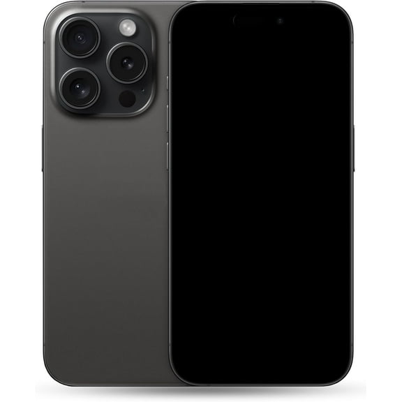 Dummy Premium Display Model Phone 15 Pro Black Titanium | Compatible with Phone Cases (15 Pro Black)