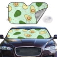 thumbnail image 4 of Goofa Avocado Printed Car Windshield Sunshade,Foldable Reflective Sun Visor,UV Protection Heat Blocker Sunshade,Car Cooling Accessory-Medium, 4 of 7