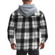 thumbnail image 4 of Ceisia Men's Loose Hooded Flannel Tartan Jacket Buttoned Pocket Long Sleeve Casual Gift Outerwear, 4 of 9