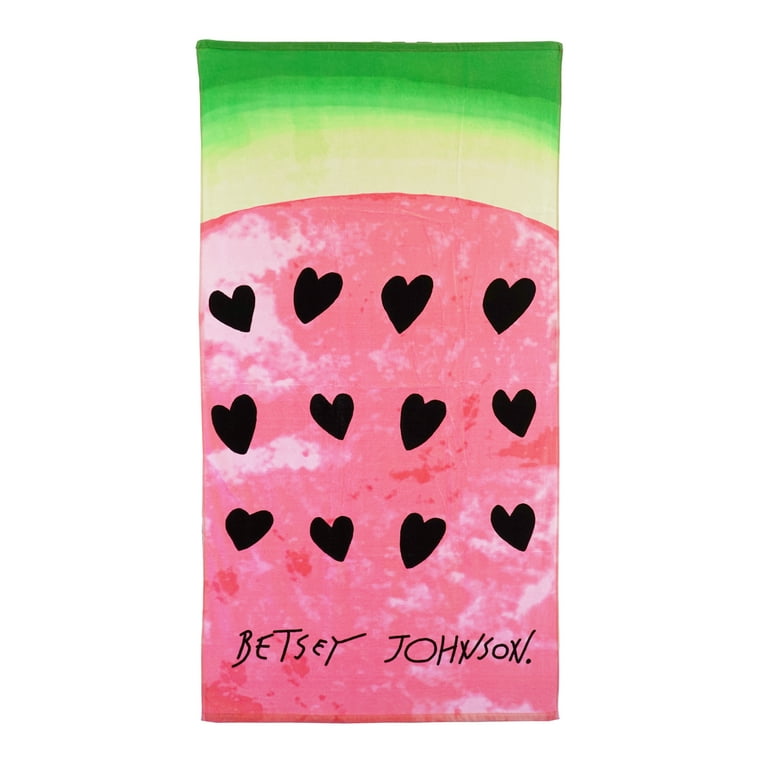 Betsey Johnson Tropical Life Watermelon Watermelon Beach Towel Set Walmart