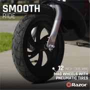 Razor Pocket Mod - Miniature Euro-Style Electric Scooter for Ages 8+, Onyx - Black