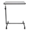 Ktaxon Adjustable Overbed Bedside Table with Wheels Gray