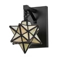 thumbnail image 2 of Meyda Tiffany 180438 Moravian Star 12" Tall Wall Sconce - Brown, 2 of 3
