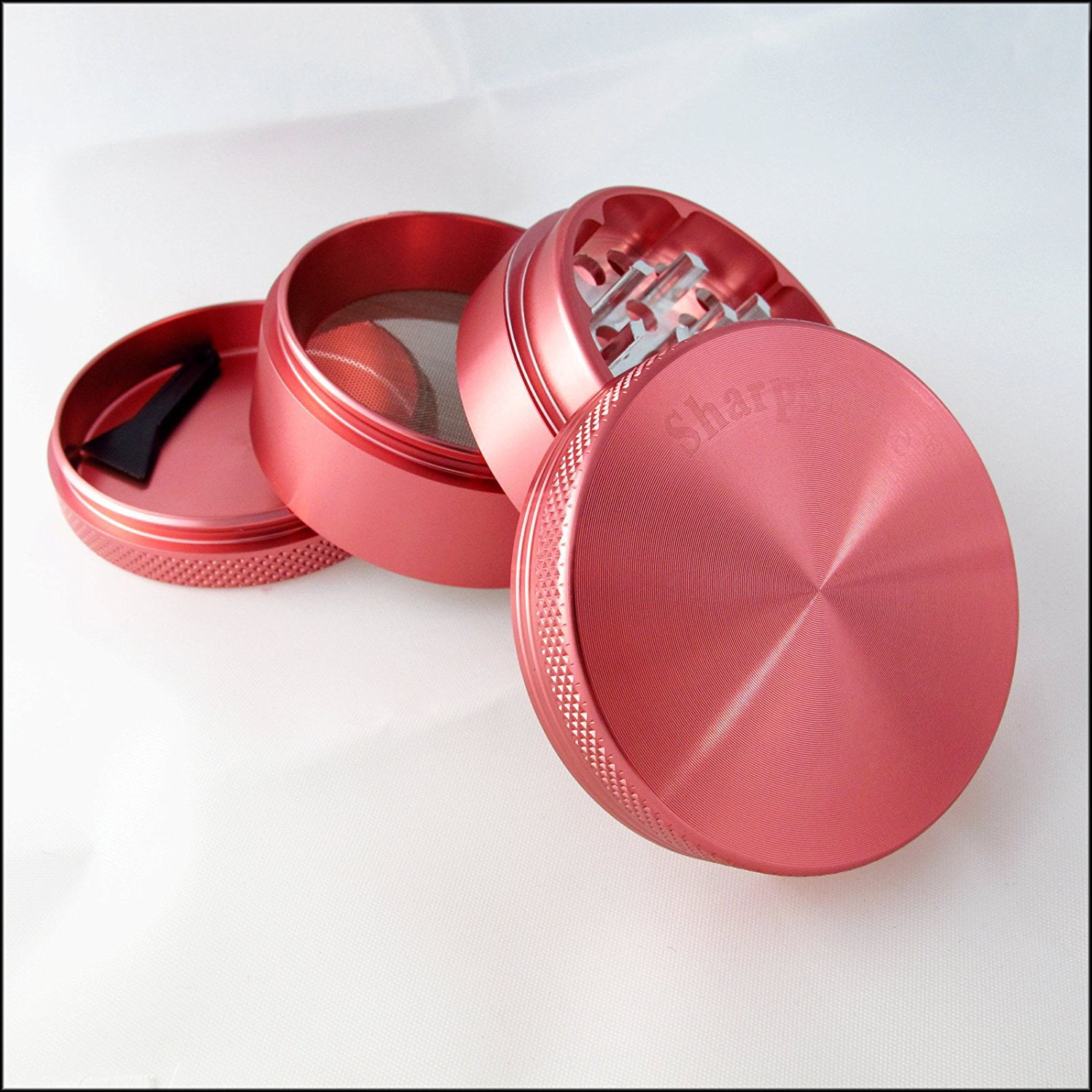 2.5 Sharpstone® 4pc Solid Top Grinder Pink