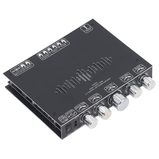 Módulo de Amplificador de Potencia, 350W 220W X 2 Control de Graves de Aguudos BT BTAP DE AMPLIFOR AUX USB Entrada para Computadora Portátil para Telefono