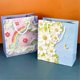 thumbnail image 5 of Bolsa de regalo para niños con pintura al óleo, caja de regalo, bolsa de papel, bolsa de regalo portátil para cumpleaños, recuerdo, azul, 5 of 5