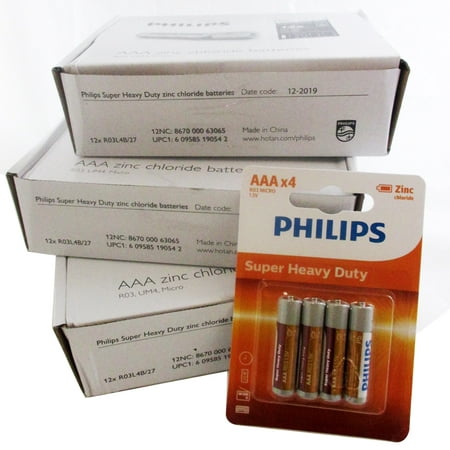 500 Pc Bulk Wholesale Philips AAA Batteries R303 Battery Toys Remote Exp
