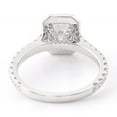 thumbnail image 6 of Cora Jewellery Dainty 1CT Radiant Moissanite Halo Engagement Ring For Women, 14K Yellow Gold, 6 of 7