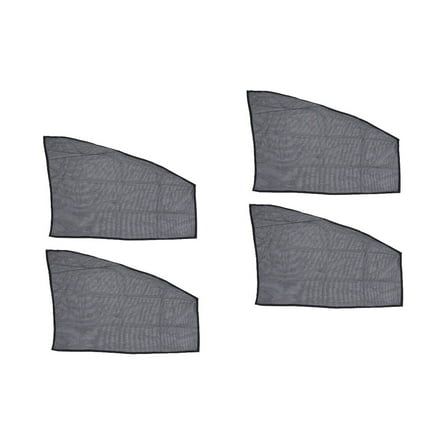 Set of 2 Sun Shade Window Seat Car Tint for Baby Magnetic Curtain Black