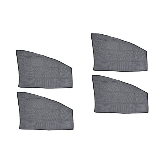 Set of 2 Sun Shade Window Seat Car Tint for Baby Magnetic Curtain Black