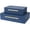 Blue-2 pack, variant on Black Shagreen Box Set Of 2 Faux Leather Decorative Boxes Large Nesting Storage With Lids For Modern Home Decor Stacking Organizer