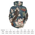 thumbnail image 4 of Koi Fish Vintage Lotus Regular Fit Hoodie, Sporty Pullover Hooded Sweatshirt for Men Women XL, 4 of 6