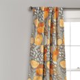 thumbnail image 2 of Poppy Garden Room Darkening Window Curtain Panels Yellow/Gray 52X108 Set, 2 of 3