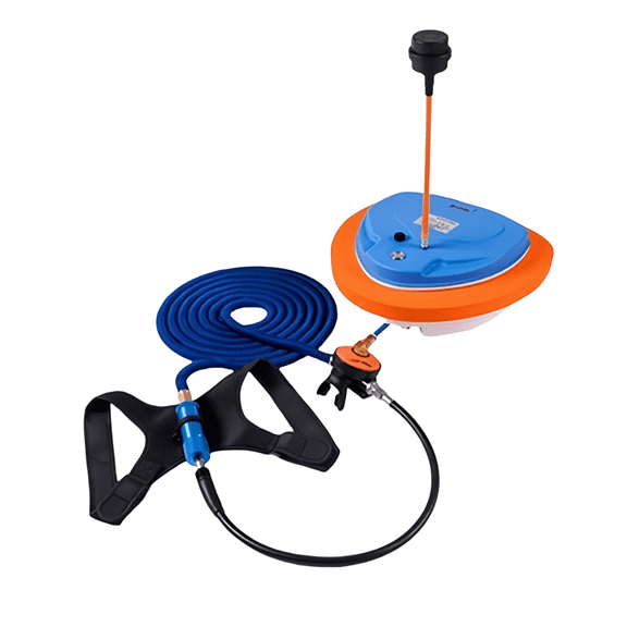 Diving Ventilator Rechargeable Air Compressor with 39ft Hose & Diving Breathing Regulator