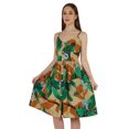 thumbnail image 4 of Moomaya Printed Adjustable Spaghetti Strap Dress For Women Summer Midi Dress with Pockets, 4 of 7